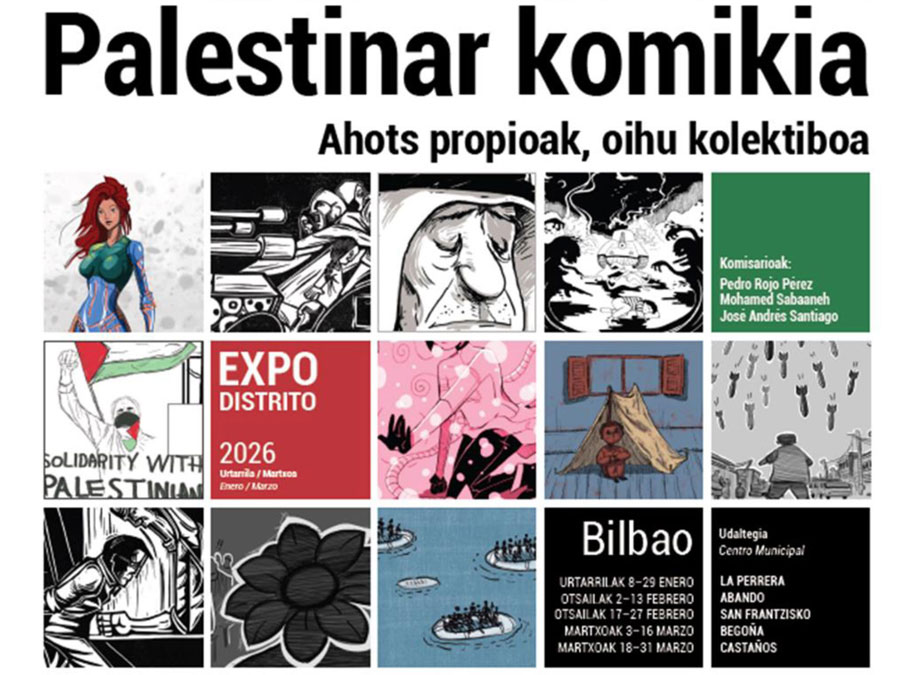 Exposición Palestinar komikia
